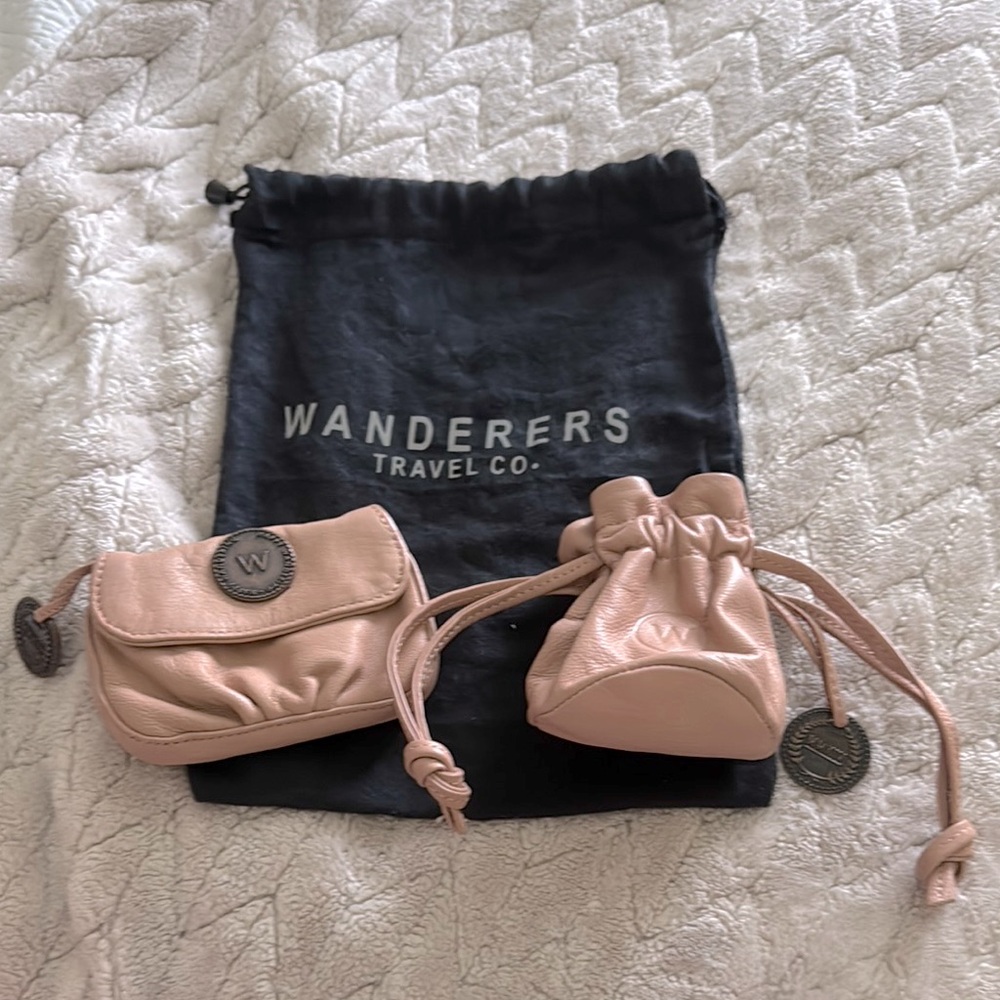 Wanderers Travel Co Card Wallet and Jewelry Pouch